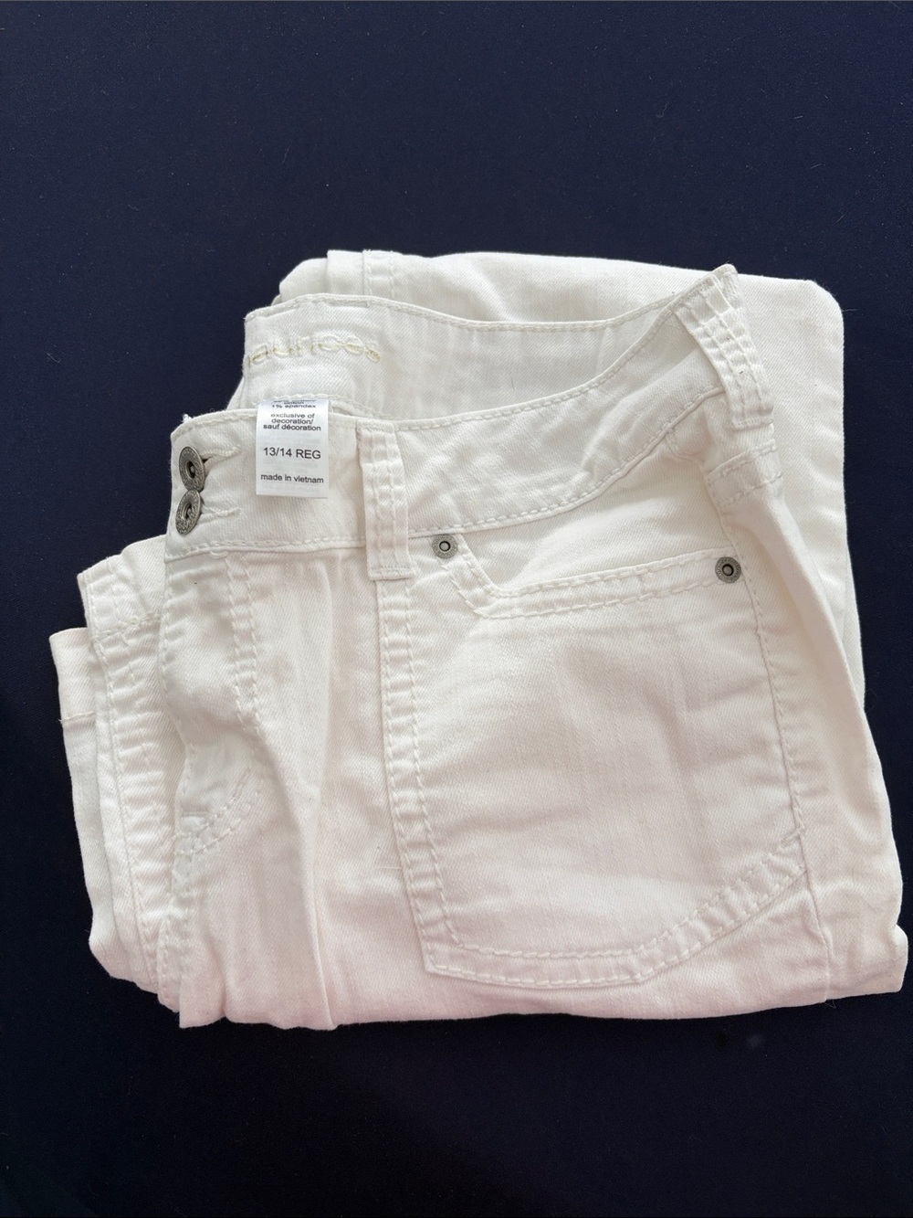 Maurices white Denim Jeans